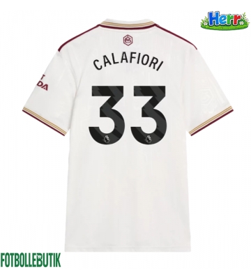 Arsenal Riccardo Calafiori #33 Tredje Tröja 2025-26 Kortärmad